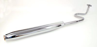 Avgassystem Tomos Quadro, 25km/h.