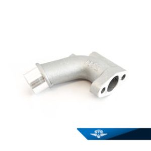 Svängt insugningsrör, passar fläktkylda Puch. 17mm.