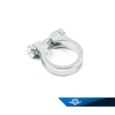 Avgasklammer vid cylinder, 28-30mm. Förstärkt modell.