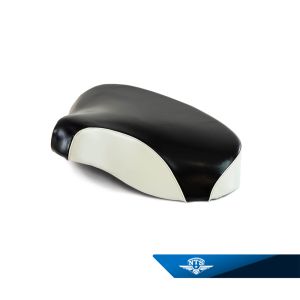 Späckhuggare sadel, stor. Monark & Crescent, svart/vit. Bästa tänkbara kvalité och utseende.