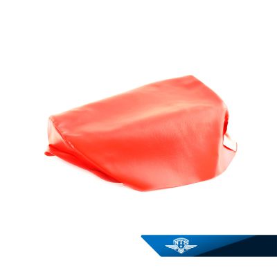 Sadelklädsel Yamaha DT50MX. Röd utan text.