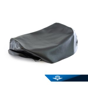 Sadelklädsel Yamaha DT50MX. Svart utan text.