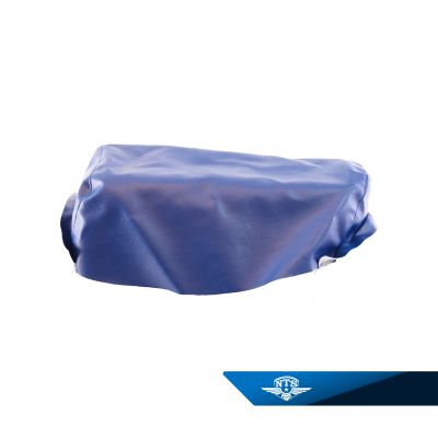 Sadelklädsel Yamaha DT50MX. Blå utan text.