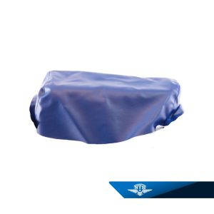 Sadelklädsel Yamaha DT50MX. Blå utan text.