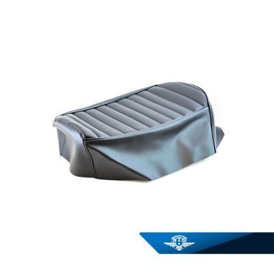 Sadelklädsel Zundapp KS50, 1975-76. Utan text.