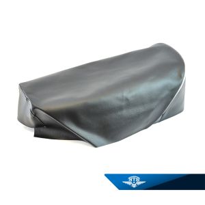 Sadelklädsel Zundapp KS50, 1972-74. Som original med vit list