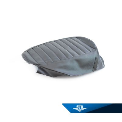 Sadelklädsel Puch Dakota, 1973-82. Ribbad, utan text.