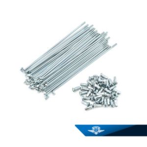 Ekersats Leleu 120mm nav / 17 tums fälg. Vitförzinkad, längd 160mm.