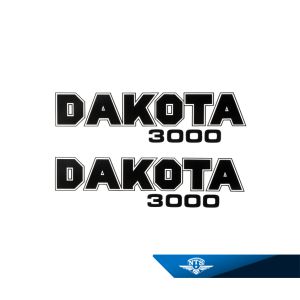 Dekaler till sidokåpor, Puch Dakota 3000. Säljs parvis.