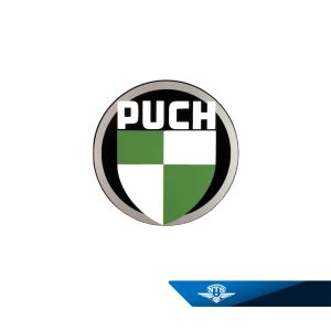 Dekal Puch, rund 55mm, säljs styckvis.