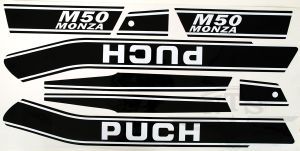 Dekalsats Puch M50 Monza.