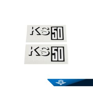 Sidokåpsdekal Zundapp KS50 Sport, 1977-78. Säljs parvis.