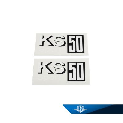 Sidokåpsdekal Zundapp KS50 Sport, 1977-78. Säljs parvis.