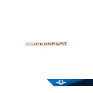 Tankdekal, Super Sport, röd. Säljs styckvis.