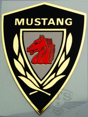 Tankdekal & under sadel mustang, säljs styckvis.