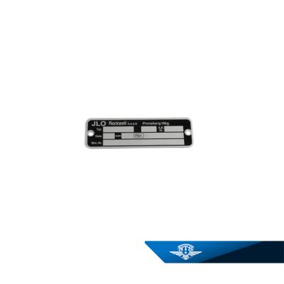 Typskylt ILO G50/V50 Piano, säljs styckvis.