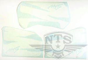 Vit kåpdekalsats, Honda MT50.