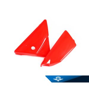 Sidokåpor röda, Yamaha DT50MX, säljs parvis.