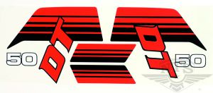 Dekalsats Yamaha DT50MX, 1983-85.