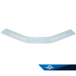 Kåpdekal, Yamaha LB50 Chappy. Vit.