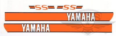 Dekalsats Yamaha FS1, 1975. Komplett, säljs i sats.