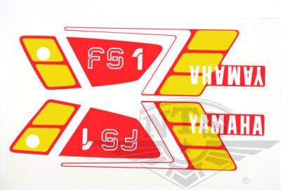 Dekalsats Yamaha FS1 1989-, säljs i sats.