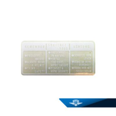 Dekal “Köranvisning” Honda MB50 & MT50.