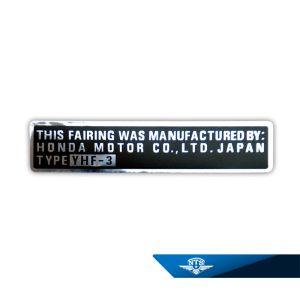 Dekal, vindkåpa Honda MB50.