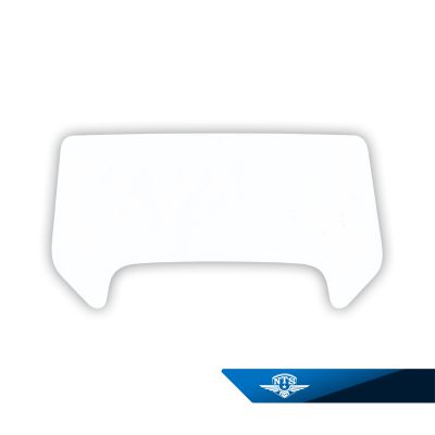 Dekal, lyktkåpa vit, Honda MT50, säljs styckvis.