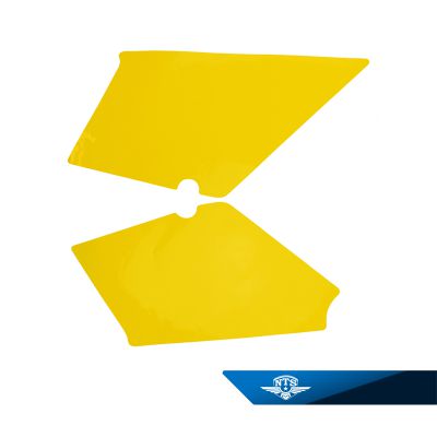 Sidokåpsdekalsats Honda MT50, gula, säljs parvis.