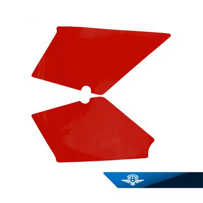 Sidokåpsdekalsats Honda MT50, röda, säljs parvis.