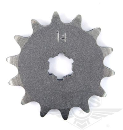 Framdrev Suzuki K50, Yamaha FS1 & DT50, 14 kugg.