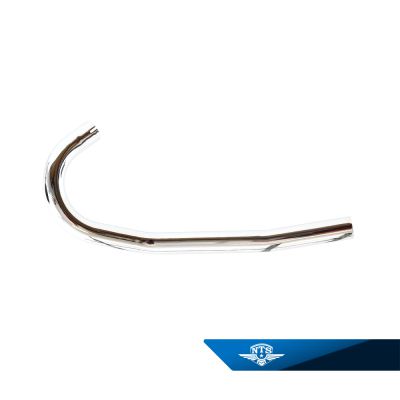 Avgasrör Monark Monarscoot 1261, med ILO G50 Piano och fotplattor. 27mm, böjd.