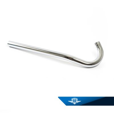 Avgasrör Monark mopeder med ILO G50 Piano, 27mm, böjd.