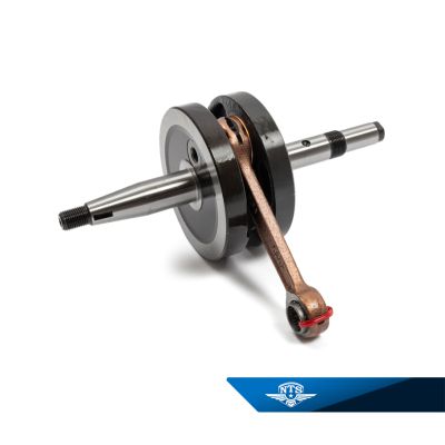 Vevaxel 2, 3 & 4-växlad, med lång vevstake.