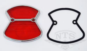 Baklampsglas Zundapp Combinette & Falconett, med packning.