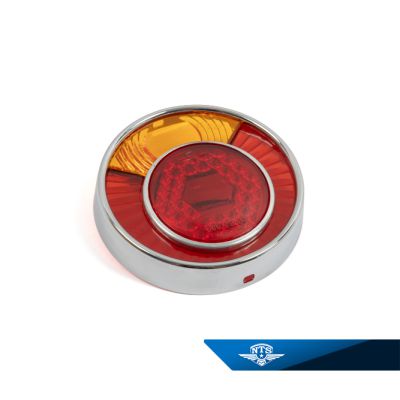 Baklyktsglas med kromsarg för Crescent Jet-linjen m.fl