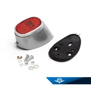 Baklyse utan bromsljusglas, Hella kopia, grålackerad.