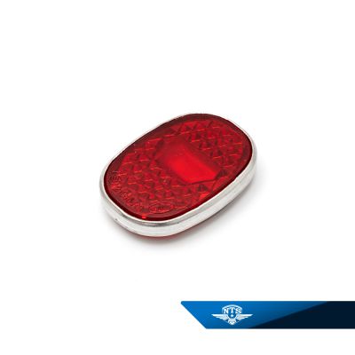 Baklampsglas med aluminiumsarg, till Hella lampa.