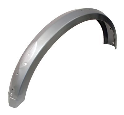 Bakskärm Puch Maxi, lackerad silver.