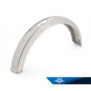 Bakskärm Zundapp 447, tillverkad i rostfritt.