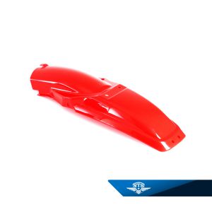 Bakskärm Yamaha DT50MX, röd.