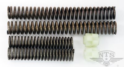 Framgaffelfjädersats Kreidler, till äldre modeller med kromhylsor.