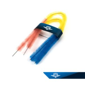 Navborste 540mm, röd/gul/blå.