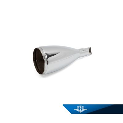 Slutstycke till ljuddämpare. Passar Tempo/DBS, 65mm. Passar även 1960-tals mopeder.