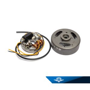 Tändsystem komplett Bosch 46,5mm, medurs. Till Kreidler & Zundapp 249 & 250 motorer.