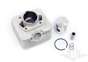 Cylinder med 39mm kolv, Zundapp 434, M50 Bergsteiger.