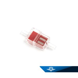 Bensinfilter fyrkantig, röd.