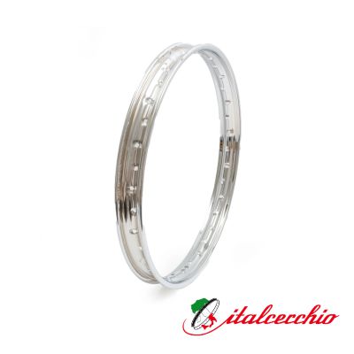 Fälgbana 1,50x19. Italcerchio, krom.