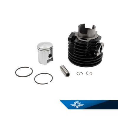 Cylinder Puch 60cc, fläktkyld med 40mm kolv, 12mm kolvbult.